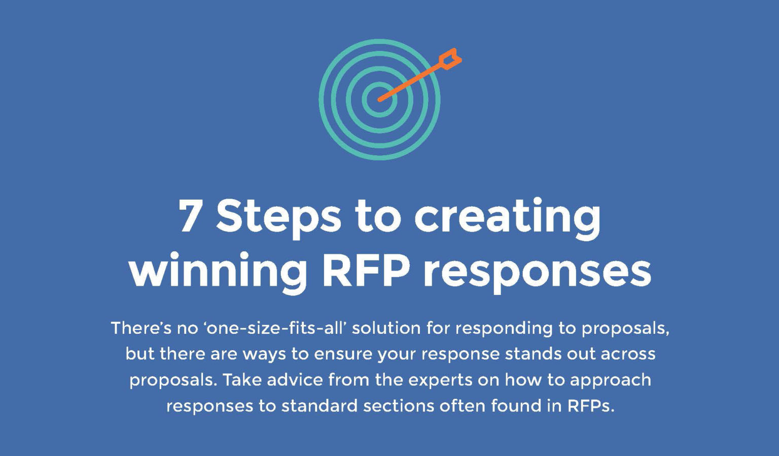 7 Steps to Creating Winning RFP Responses: Infographic