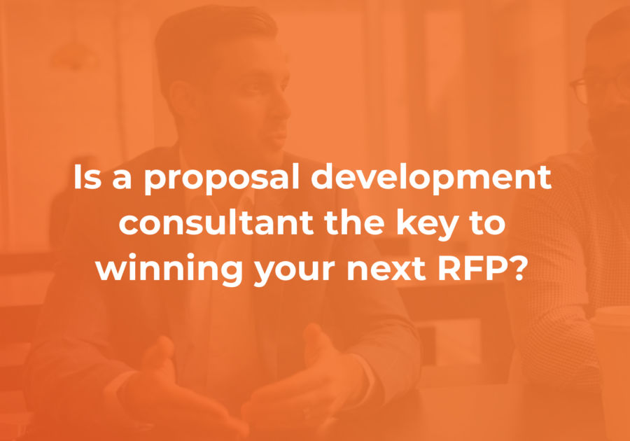 Proposal development consultant