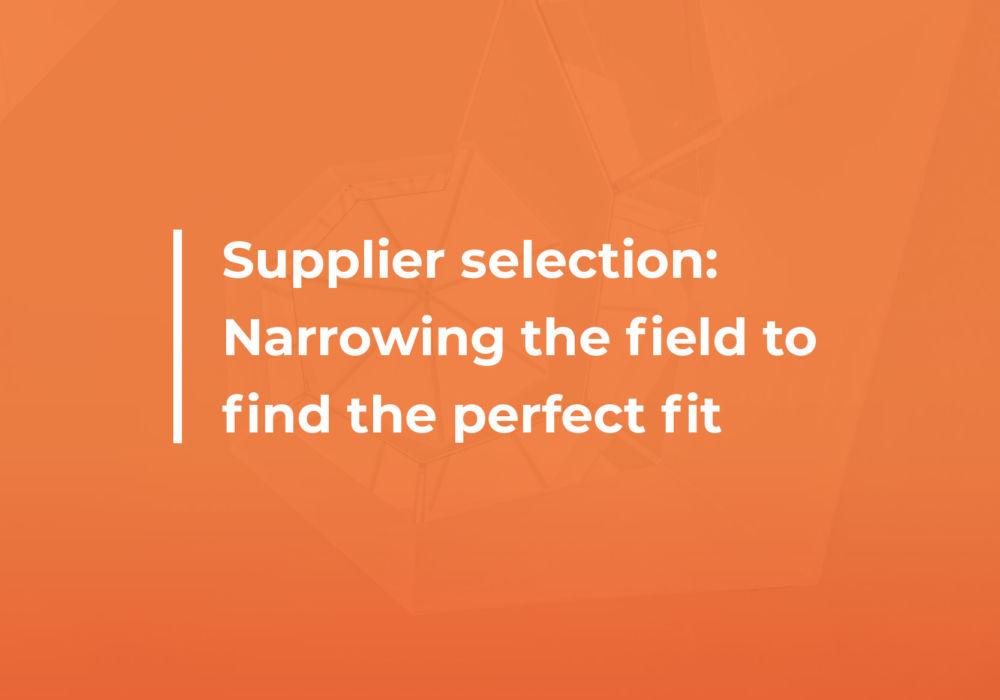 RFP360 Supplier Selection
