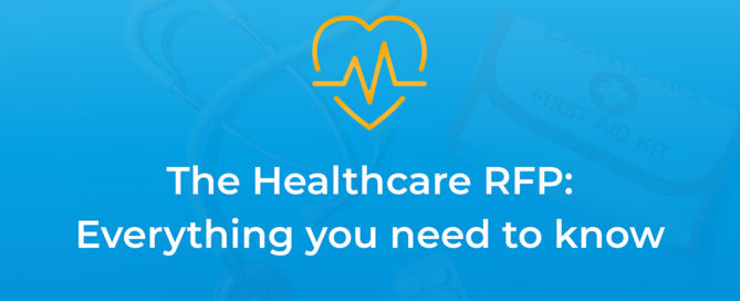 The Healthcare RFP: Everything you need to know blog featured with heartbeat icon