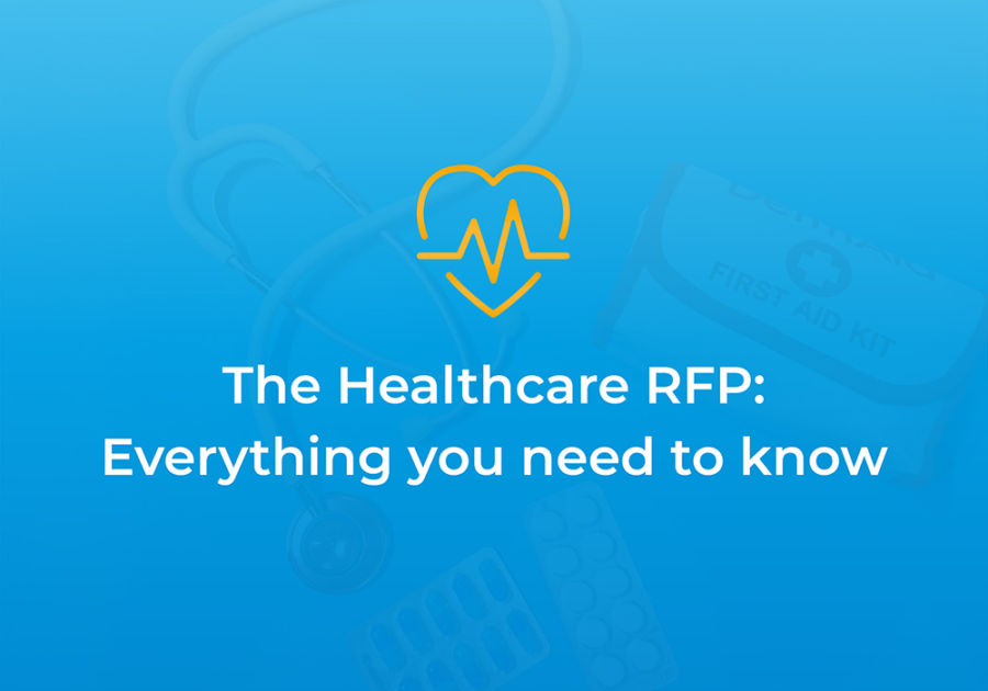 The Healthcare RFP: Everything you need to know blog featured with heartbeat icon