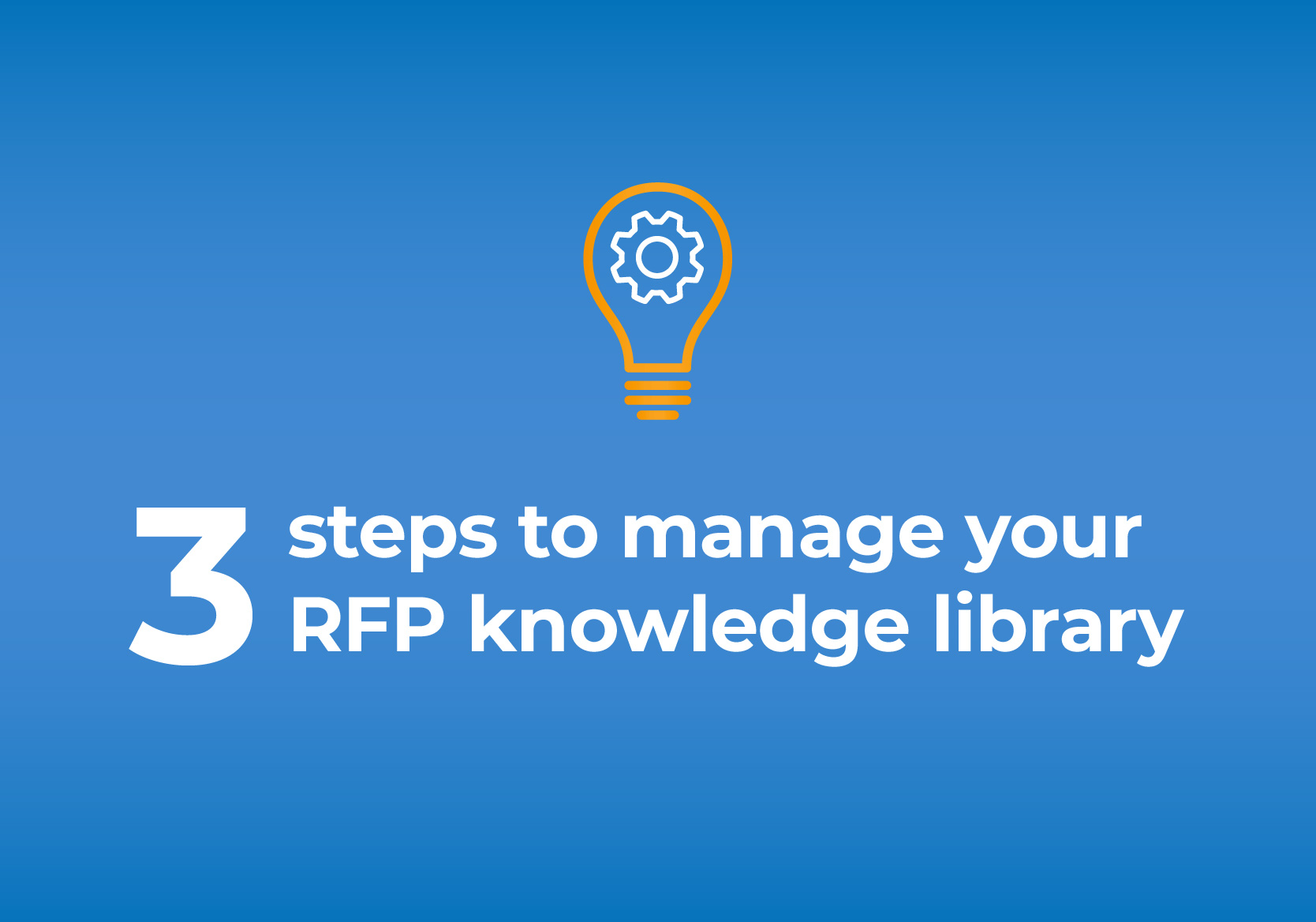 How To Manage Your RFP Content Library Infographic RFP360
