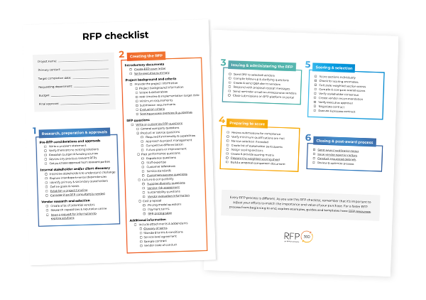 RFP checklist - RFP360